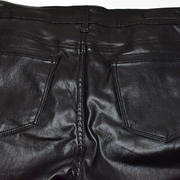 Social Standard by Sanctuary Faux Leather Ankle Skinny Pants Black Size … - Picture 7 of 10